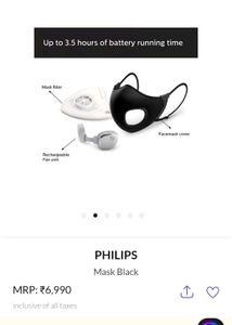 🌬️ Brand New Philips Air Mask for Sale – With Tag