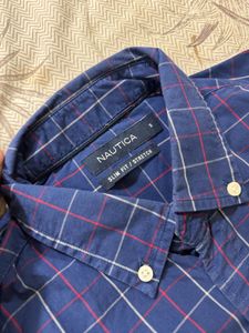 Nautica Slim Fit Plaid checkerd Shirt