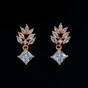 Elegant Crystal Drop Earrings