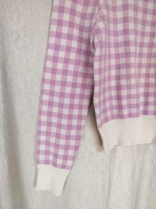Checked Women Sweater
