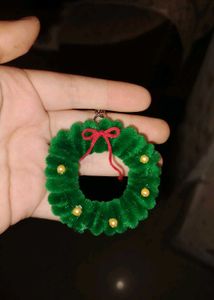 Handmade Christmas Wreath Keychain 🫠🎀