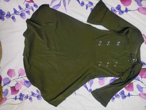 Soil-Green Dress