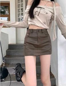 Leather Miniskirt