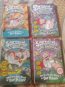 Captain Underpants Books (x4)