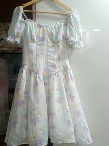 Floral Corset Pastel Dress