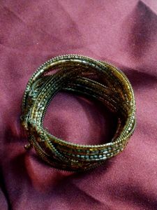 Bronze Coloured Beaded Bracelet