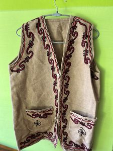 Embroidered Overcoat