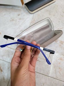 Blue specs frame with Lenskart Case