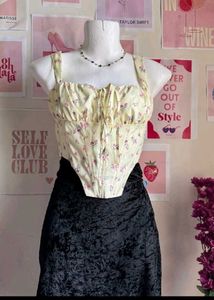 Floral Corset Top