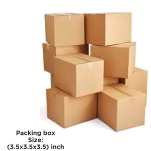 Corrugated Box, 3.5×3.5×3.5&#34; Inch, Pack Of 50