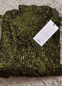MANGO New Sequin Top