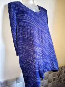 🎁Buy 1, Get 1 Free🎁Blue Tunic Top LARGE/ XL SIZE