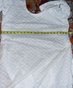 White Chikankari Kurti