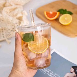 Ribbed Glass Tumbler