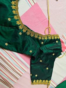 Pure Pattu Maggam Work Blouse