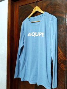 Lavender Colour Full Sleeve T-shirt For Men
