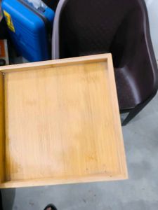 Square Glass Containers with Wood Tray