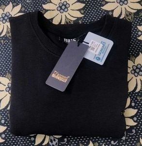 Most Premium Limtd Edition Black Ribbed Sweatshirt