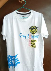 🤘Boys’Graphic Print T-Shirt–“Stay Behind” By MAX