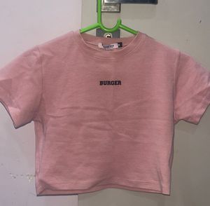 burger bae cute crop top