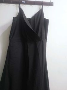 Midnight Muse Black Slit Gown