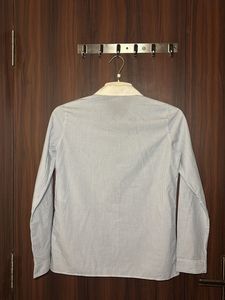 Striped Blouse with Peter Pan Collar