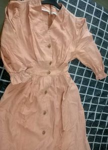 Vintage-Inspired Button Front Dress
