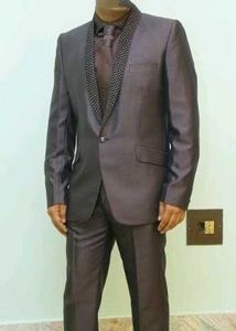 Mens Suit - Brown -