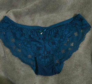Teal Lace Briefs