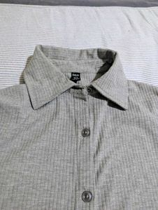 Gray Midi Bodycon Dress