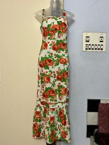 Pintrest Floral Maxi Dress
