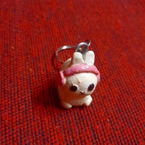 Cute Bunny Keychain