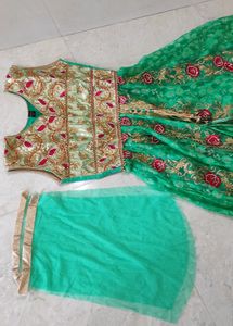 Sale Price80-90%off Green Colour Anarkali Dress..