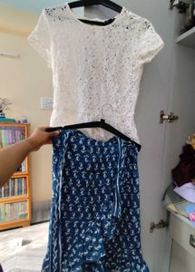 Skirt -top Set