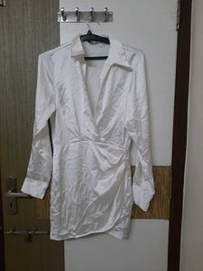 Shirt Satin dress