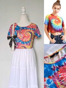 🎀SHIEN TIE-DYE CROP🎀
