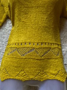 Mustard Knit Top