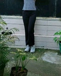 Black Bootcut Trouser Pants