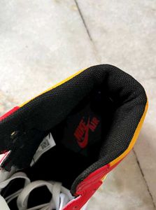 NIKE AIR JORDAN 1 HIGH LIGHT FUSION RED UK 7
