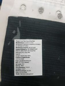 💣Purity Charcoal Sheet Mask