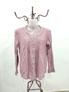 H&M Stripped Button Down Top