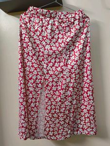 Floral Print Maxi Skirt