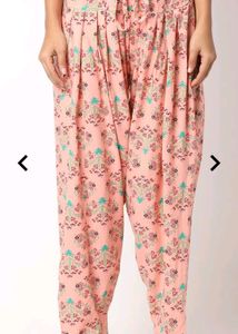 Avaasa Peach Kurta Set