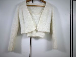 Urbanic Shrug/cardigan &amp; Top Set - Cream