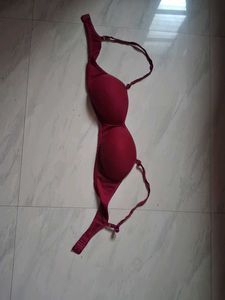 Burgundy Bra