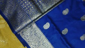 Elegant Blue Banarasi Saree