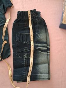 Denim Shirt and Pants Set