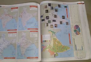 OXFORD SCHOOL ATLAS 34 GEOGRAPHY WORLD MAP STUDENT