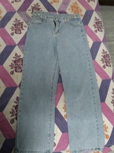 Adjustable Wide Leg Jeans