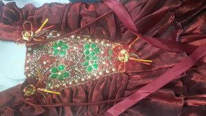 Maroon Party Dress